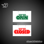 We're Open Closed Sign